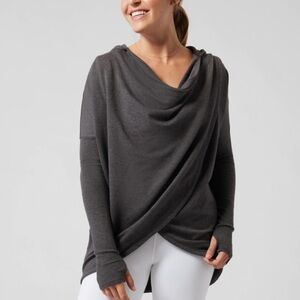 Athleta Purana Wrap Sweatshirt Beyond Soft size M